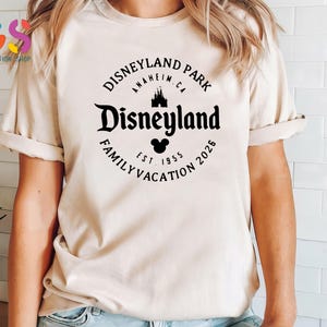 Disneyland Family Vacation, Disneyland Park Shirt, Disney Trip Shirt, Disney Vacation Tee, Disneyworld Shirt,Family Matching Shirt image 1