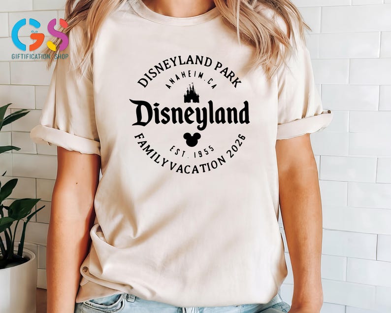 Disneyland Family Vacation, Disneyland Park Shirt, Disney Trip Shirt, Disney Vacation Tee, Disneyworld Shirt,Family Matching Shirt image 1