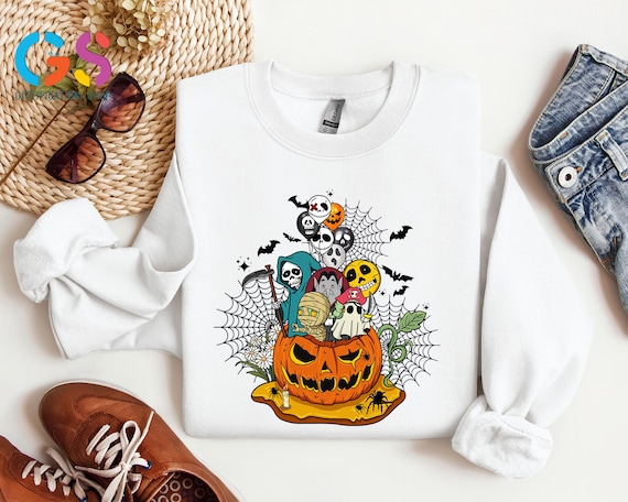 Halloween Pumpkin Sweatshirt, Spooky season Sweater, Funny Halloween Hoodie, Cute Halloween Gifts, Halloween Hoodies and Sweatshirt
