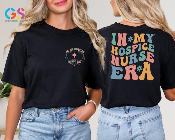 Custom  Name Nurse Tshirt, In My Hospice Nurse Era Shirt, Retro Nurse Shirt, Funny Nurse Shirt, Nurse Life Shirt, Nursing Students Shirt