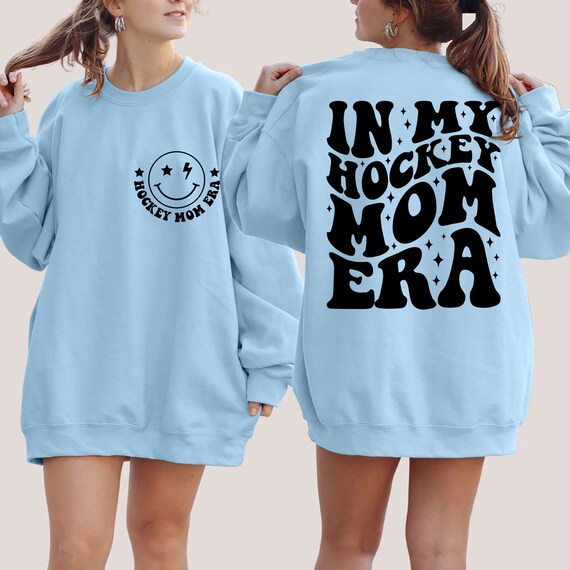 In My Hockey Mom Era Sweatshirt, Hockey Mom Sweater, Hockey Season Shirt, High School Hockey, Sports Mom Shirt, Hockey Mom Gift