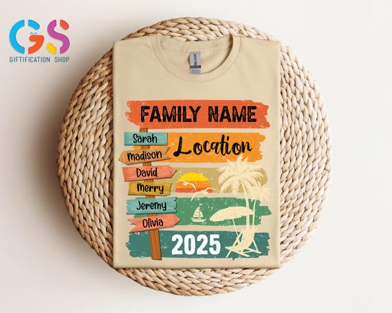 Personalized Family Vacation Shirt, Summer Shirt, Matching Family Reunion Shirt, Family Trip Shirt, Beach Shirt, Hawaii Shirt, Cruise Shirt