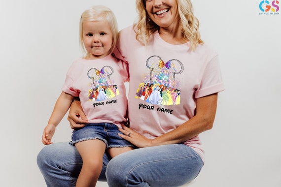 Minnie Princess Shirt, Custom Princess Shirt, Princess Name Shirt, Disney Shirt, Custom Minnie Ears, Birthday Gift For Little Girl