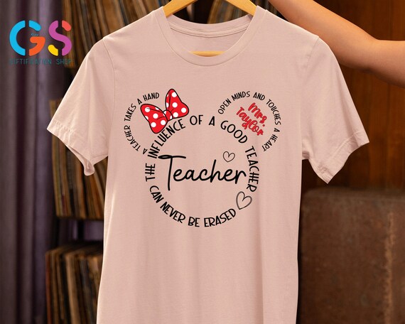 Custom Teacher Shirt, Disney Teacher Shirt,Personalized Teacher Shirt, Teacher Life Shirt, Teacher Gifts  Teacher Squad Shirt,Teacher Vibes