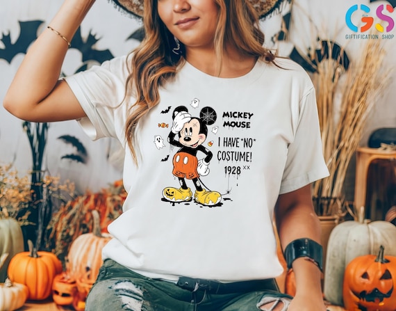 Retro Halloween Mickey Tshirt, Mouse Not So Scary,Halloween Party Shirt for Kids, Halloween  Gift,Spooky Season Shirt,Disney Halloween Shirt