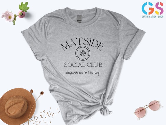 Matside Social Club T Shirt, Weekends Are For Wrestling, Wrestling Mom Shirt, Wrestling Dad Shirt, Wrestling Mama Shirt, Wrestling Game Day