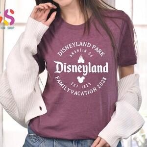 Disneyland Family Vacation, Disneyland Park Shirt, Disney Trip Shirt, Disney Vacation Tee, Disneyworld Shirt,Family Matching Shirt image 5