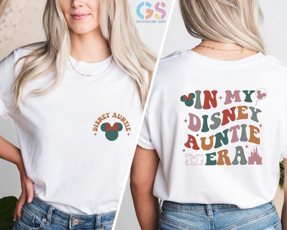 In My Disney Auntie Era Shirt, Disney Auntie Shirt, Minnie Mouse Auntie Shirt, Auntie Shirt, Aunt Shirt,Gift For Aunt,Auntie Gift From Niece