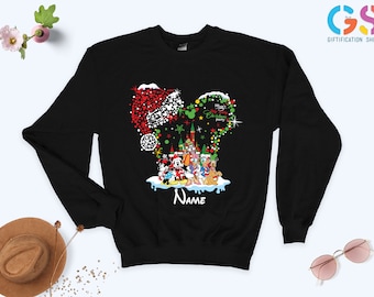 Custom Name Mickey's Very Merry Christmas Party 2026 Sweatshirt, Disney Matching Hoodie
