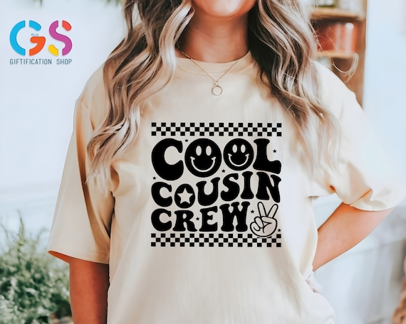 Cool Cousin Crew Shirt, Cool Cousins Club Shirts, Cousin Crew Kids Shirt, Cousin Crew Toddler T-Shirt, Cousins Shirt, Gift For Cousin