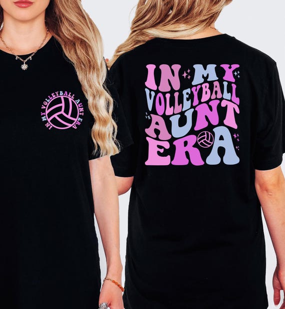 In My Volleyball Aunt Era T-Shirt, Volleyball Aunt Shirt, Volleyball Aunt Era Tee, Game Day Shirt, Volleyball Aunt Shirt, Volleyball Aunt