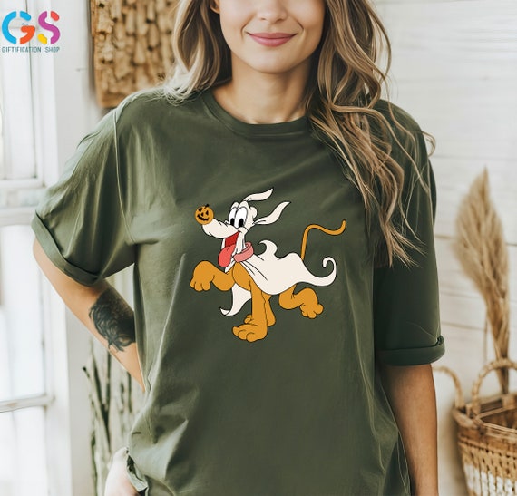 Ghost Pluto Dog Shirt, Pluto Dog Shirt, Halloween Pluto Shirt, Funny Halloween Shirt, Halloween Gift For Kids, Cute Halloween Shirt