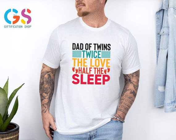Dad of Twins Shirt, Funny Dad Shirt,Father's Day Gift, Father and Twins Shirt, Fathers Day Shirt, Twins Dad Shirt,Dad Gift,Dad Announcement