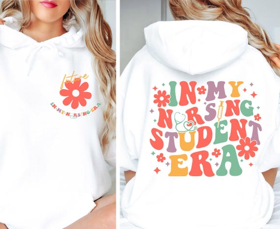 In my Nursing Student Era Sweatshirt, Future Nurse Sweatshirt, Nurse In Progress Sweatshirt,Nursing School Sweatshirt,Nursing School Sweater