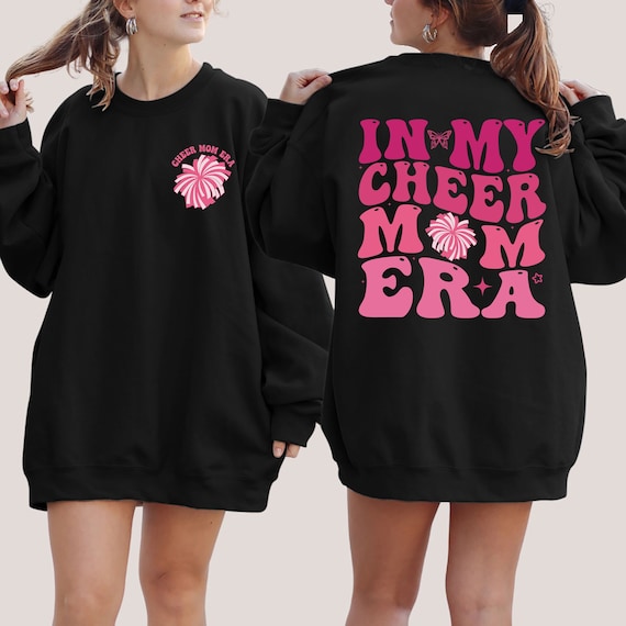 In My Cheer Mom Era Sweatshirt, Cheer Mom Sweatshirts, Cheer Mom Crewneck, Cheer Mama Sweatshirt, Cheer Mom Gift, Cheerleader Mom Sweatshirt