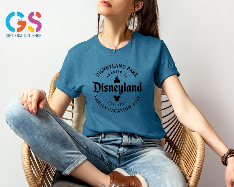 Disneyland Family Vacation, Disneyland Park Shirt, Disney Trip Shirt, Disney Vacation Tee, Disneyworld Shirt,Family Matching Shirt image 7