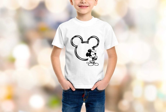Mickey Mouse Shirt, Disney Trip Shirt, Disneyland Shirt For Toddler, Mickey Head Shirt, Disneyworld Family Vacation, Kids Shirt, Kids Gifts