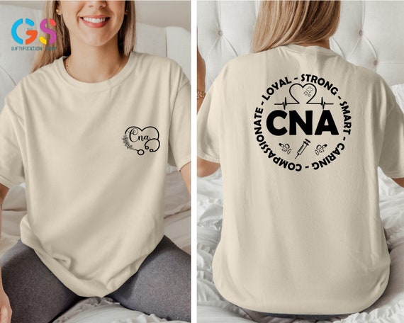 CNA Nurse Shirt, CNA Nurse T-shirt, CNA Nurse Gift, Nurse Appreciation Gift, Certified Nursing Assistant Tshirt, Cute Nurse Tshirt