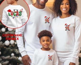 Personalized Christmas Sweatshirt Kids,Customized Christmas Sweater,Custom Christmas Sweatshirt,Christmas Gift For Kids,Christmas Kids Sweat