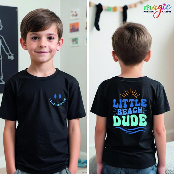 Little Beach Dude Shirt, Summer Shirt, Kids Tee, Toddler Summer Shirt, Beach Shirt, Boys Shirt, Surf Shirt, Vacation Shirt, Ocean Shirt