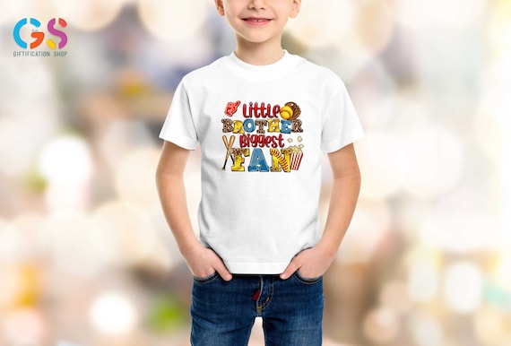Little Brother Biggest Fan T Shirt, Softball Brother Shirt, Sibling Softball shirts, Funny Softball Shirt, Softball Bro Shirt