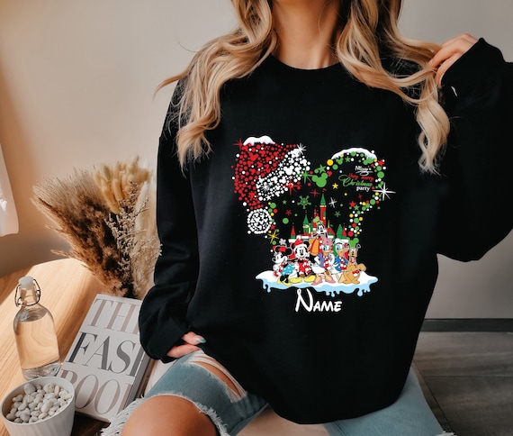 Mickey's Very Merry Christmas Party 2025 Sweatshirt, Custom Christmas Sweatshirt, Christmas Group Sweater, Christmas Disney Matching Hoodie