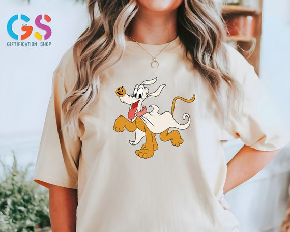 Ghost Pluto Dog Halloween Shirt, Funny Pumpkin Dog Apparel