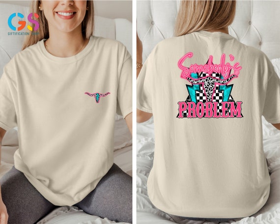 Somebody's Problem Shirt, Rocking Hand Shirt, Problem Shirt, Country Music Shirt, Country Song Lover Shirt, Country Song Lover Shirt