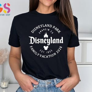 Disneyland Family Vacation, Disneyland Park Shirt, Disney Trip Shirt, Disney Vacation Tee, Disneyworld Shirt,Family Matching Shirt image 8