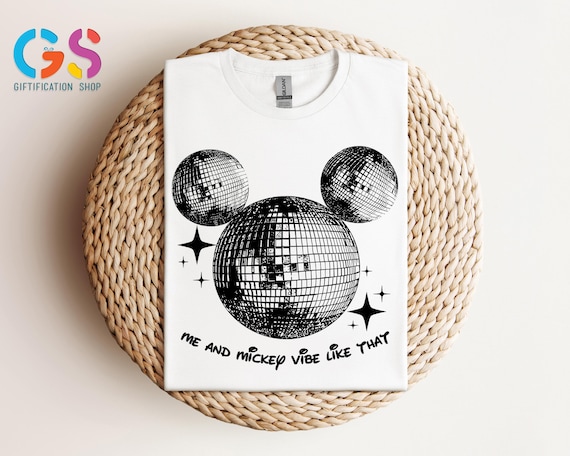 Disney Eras Tour Shirt, Me and Mickey Vibe Like That, Vintage Mouse Shirt, Funny Disco Ball Shirt, Magic Kingdom Shirt, Disco Ball Eras Tee