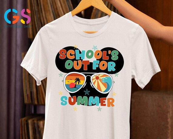 Last Day Of School Shirt, School's Out For Summer Shirt, Mickey and Friends Summer Tee, Happy Last Day of School Shirt, Hello Summer Shirt