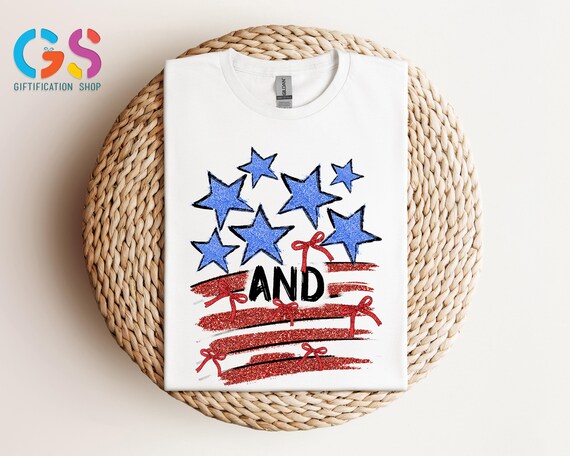 4th Of July Shirt, Red White and Blue Shirt,Independence Day Shirt, Freedom Shirt, Patriotic Tee, Fourth of July Coquette Shirt, USA Shirt