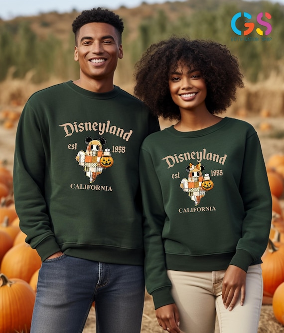 Disneyland Mickey Minnie Mouse Sweatshirt, Disney Spooky Season Sweater, Halloween Disney California Hoodie, Halloween Gift