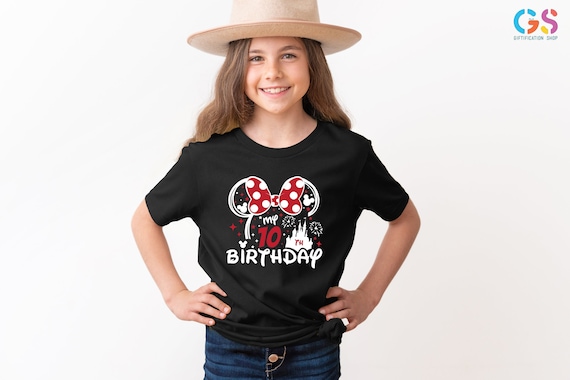 Tenth  Birthday Shirt, Custom Birthday Squad Shirt,Family Birthday Shirt,Custom Disneyland Shirts,Personalized Disneyworld Family Shirts