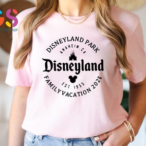 Disneyland Family Vacation, Disneyland Park Shirt, Disney Trip Shirt, Disney Vacation Tee, Disneyworld Shirt,Family Matching Shirt image 2