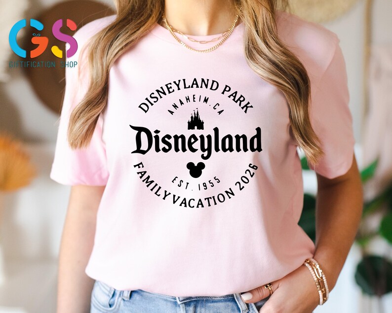 Disneyland Family Vacation, Disneyland Park Shirt, Disney Trip Shirt, Disney Vacation Tee, Disneyworld Shirt,Family Matching Shirt image 2