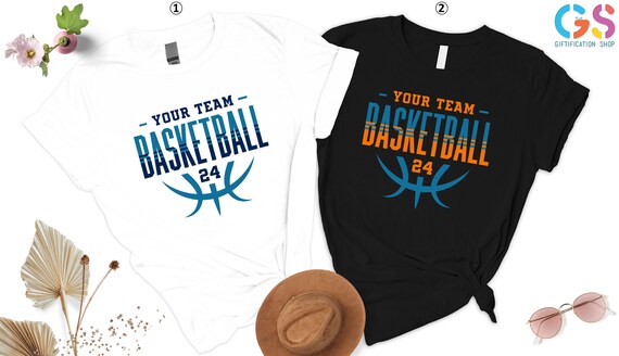 Customized Basketball Team Shirt, Personalized Basketball Gift, Game Day Shirt, Basketball Season T-shirt, Basketball Shirt, Gift For Team