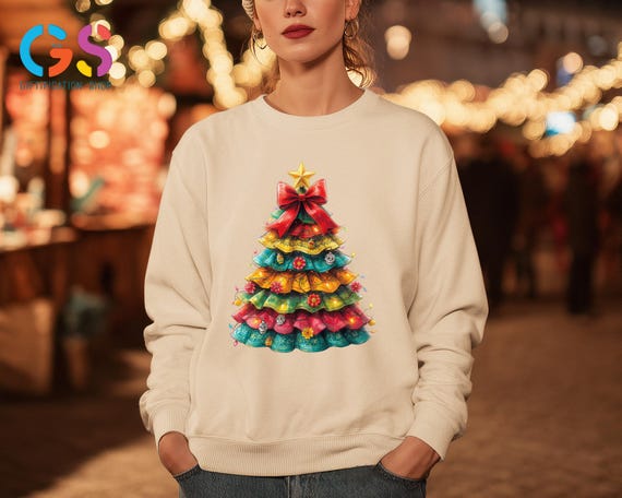 Mexican Christmas Tree Sweatshirt,Holiday Latina Hoodie, Concha Winter Sweater, Latina Xmas Santas Favorite Clothing