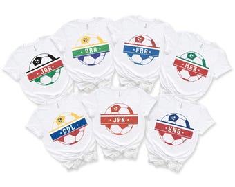 Camiseta del Mundial de Fútbol 2026, EE. UU., México, Inglaterra, Francia, Alemania. Camiseta para aficionados al fútbol.