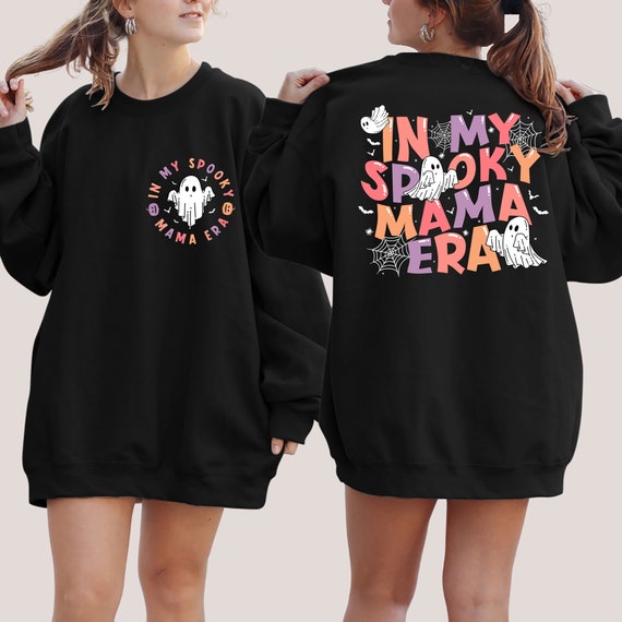 In My Spooky Mama Era Sweatshirt, Spooky Mama Era Hoodie, Spooky Mama Sweater, Halloween Mama Crewneck, Halloween Gift For Mom, Gift For Her