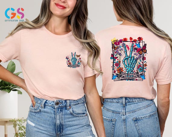 Good Energy Is Contagious Shirt, Motivational Shirt, Positive Shirt, Trendy Women Shirt, Floral Energy Shirt, Summer Shirt,Inspirational Tee