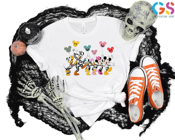 Mouse and Friends Halloween Tshirt, Disney Characters Halloween Shirt, Spooky Season Disney Shirt, Disney Halloween Shirt,Horror Friends Tee