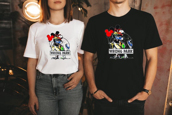 Wrong Park Shirt, Disneyland Theme Park Shirt, Jurassic Park Shirt, Tyrannosaurus Shirt, Funny Disneyland Shirt, T-Rex Shirt,Mickey Dinosaur