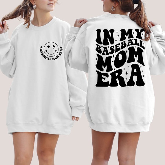 In My Baseball Mama Era Sweatshirt, In My Baseball Mom Era Sweatshirt, Baseball Mom Sweatshirt, Baseball Mama Shirt, Gift For Baseball Coach