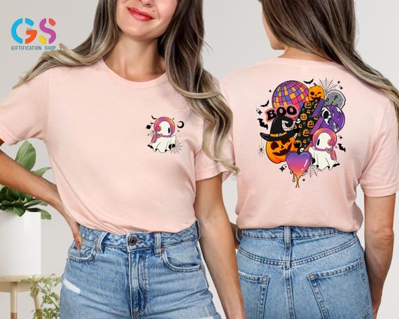Funny Halloween Boo Shirt, Halloween Party Shirt, Halloween Pumpkin Shirt, Cute Ghost Shirt, Halloween Costume, Halloween Gift for Family