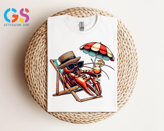 Crawfish Season Shirt, Crawfish Summer Shirt,  Funny Summer Shirt, Crawfish Shirt, Retro Shirt, Crawfish Gift, Vacation Shirt, Beach Shirt