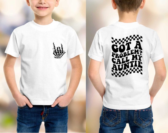 Got A Problem Call My Auntie T Shirt, Niece Gift From Aunt, Funny Kid Shirt, Niece Nephew Gift, Niece Birthday Gift,Niece Shirt,Nephew Shirt