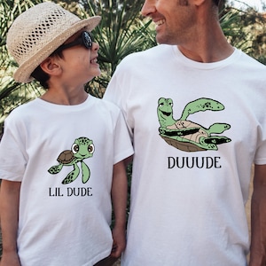 Father and Son Matching Shirts, Matching Turtles Father Son Shirts, Disney Matching Dad and Son Shirts, Daddy and Me Shirt, Dad and Son Tee