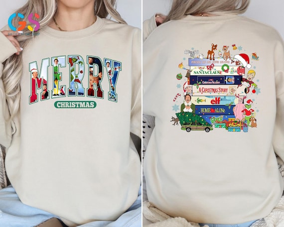 Merry Chiristmas Bookish Sweatshirt, Xmas Book Club Sweater, Holliday Reader Hoodie, Book Lover Gift