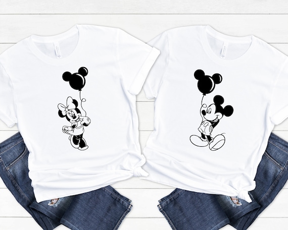 Mickey Mouse Shirt, Minnie Mouse Shirt, Mickey Balloon Shirt, Minnie Balloon Shirt, Disneyland Shirt, Disneyworld Tee, Cute Disney Shirt
